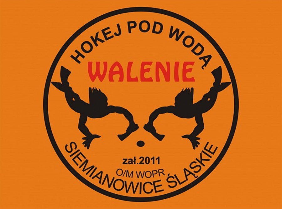 Hokej pod wodą Walenie 10 lat Waleni
